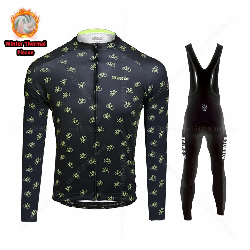 2021 GO RIGO GO Winter Cycling Clothing set Long Sleeve Bike Clothing Thermal Fleece Cycling Jersey MTB Maillot Ropa Ciclismo
2021 GO RIGO GO Winter Cycling Clothing set Long Sleeve Bike Clothing Thermal Fleece Cycling Jersey MTB Maillot Ropa Ciclismo