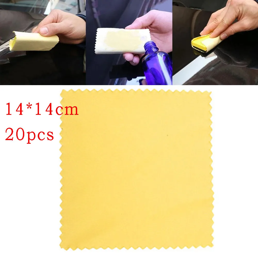 20pcs 14*14cm Cleaning Cloths Nano Ceramic Car Glass Coating Microfiber Accessories Lint-Free Polisher Detailing Washing Cloth
20pcs 14*14cm Cleaning Cloths Nano Ceramic Car Glass Coating Microfiber Accessories Lint-Free Polisher Detailing Washing Cloth