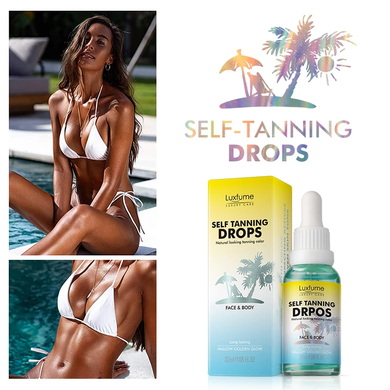 Tanning Essence Sunless Even Skin Tone Wheat Color Tanning Drops Body Bronze Tanning Long-lasting Peptide Essence Tan 30ml
Tanning Essence Sunless Even Skin Tone Wheat Color Tanning Drops Body Bronze Tanning Long-lasting Peptide Essence Tan 30ml