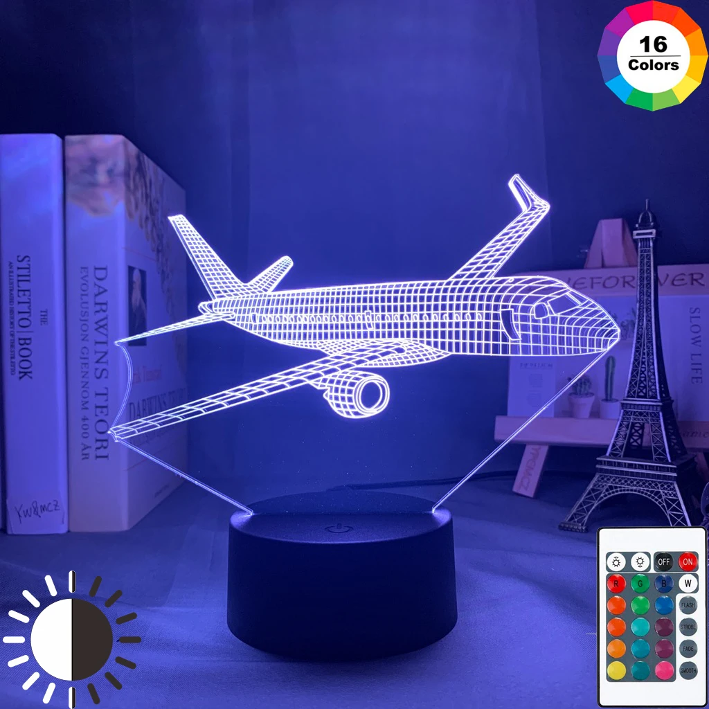 Акриловая Настольная лампа с 3d иллюзией, ночник для самолета для детской комнаты, Декор, светильник ильник на батарейках, прикроватный детс...
Акриловая Настольная лампа с 3d иллюзией, ночник для самолета для детской комнаты, Декор, светильник ильник на батарейках, прикроватный детс...