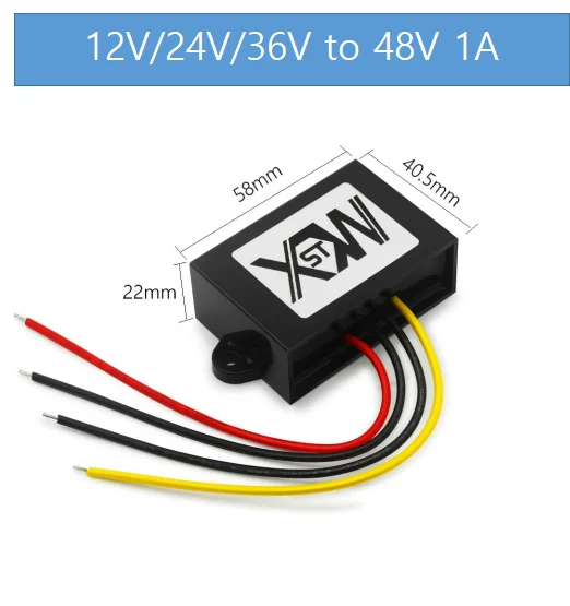 XWST XW-12-48- Преобразователь напряжения 12-48В 1А
XWST XW-12-48- Преобразователь напряжения 12-48В 1А
