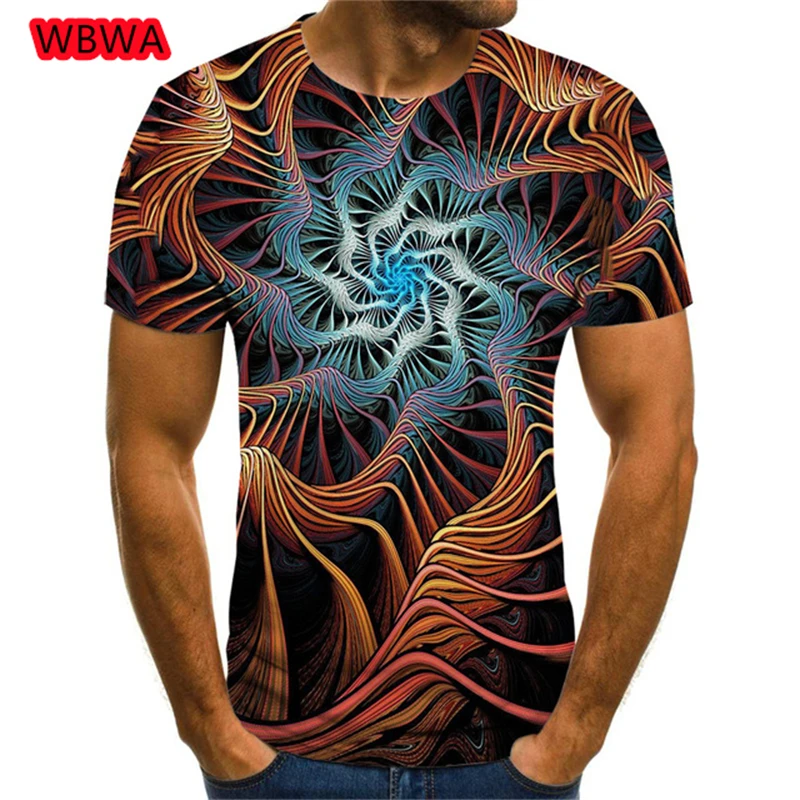 2021 New Three-Dimensional Rotating Men's T-Shirt Summer Fashion Short-Sleeved 3D Round Neck Tops Visual Three-Dimensional Shirt
2021 New Three-Dimensional Rotating Men's T-Shirt Summer Fashion Short-Sleeved 3D Round Neck Tops Visual Three-Dimensional Shirt
