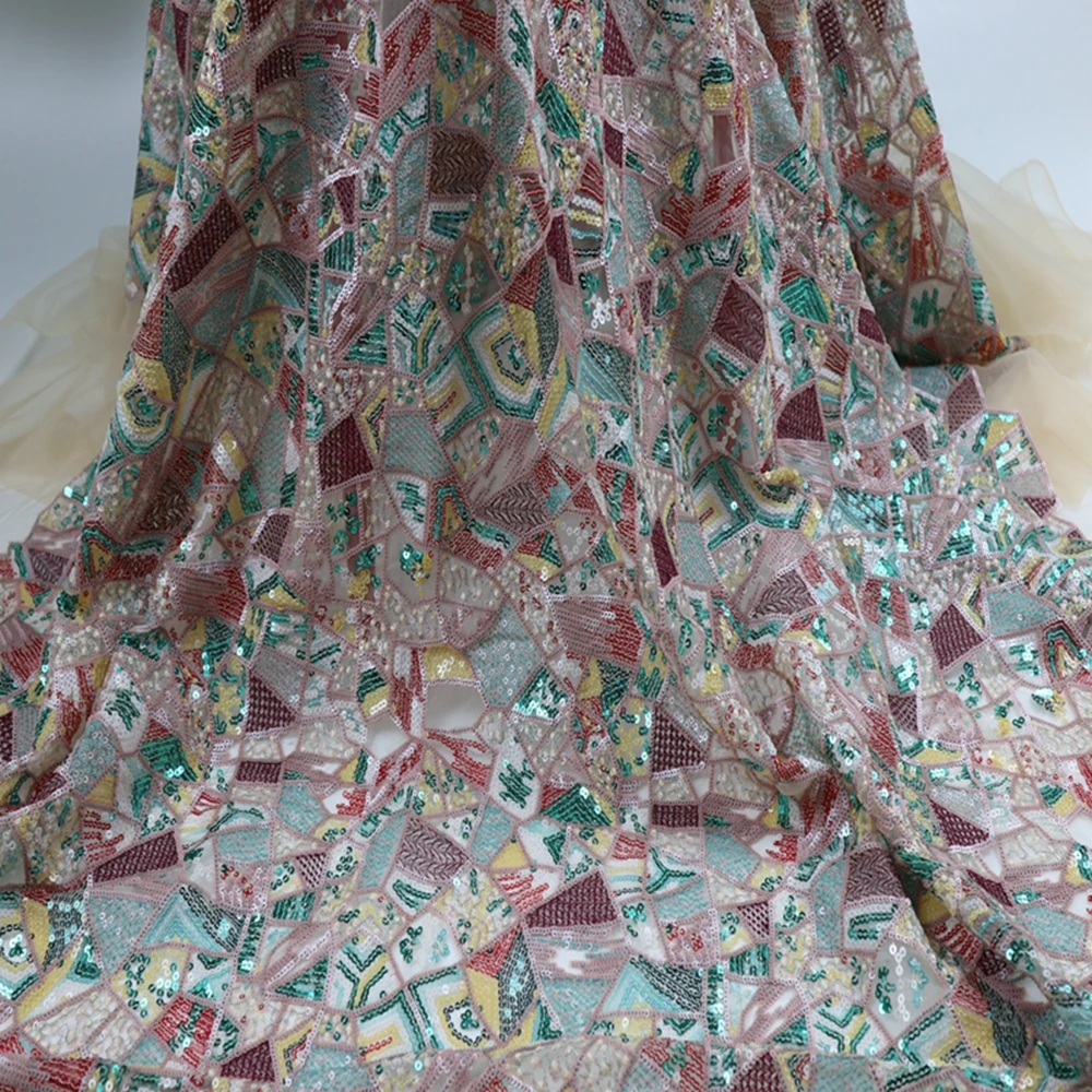 2021 High Quality Lace Fabric 5 yards Sequin French Lace Fabric Lace Tulle Lace Fabric African Lace Fabric Nigerian Fabric Party
2021 High Quality Lace Fabric 5 yards Sequin French Lace Fabric Lace Tulle Lace Fabric African Lace Fabric Nigerian Fabric Party