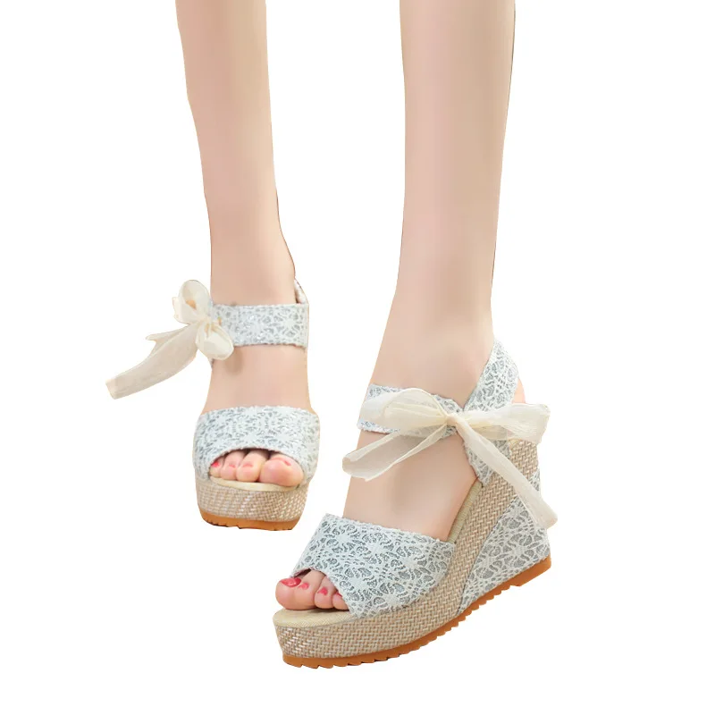 New Frosted Wedge Fish Mouth Sandals Women's Summer High Heel Ribbon Explosion Waterproof Platform Open Toe Women's Shoes
New Frosted Wedge Fish Mouth Sandals Women's Summer High Heel Ribbon Explosion Waterproof Platform Open Toe Women's Shoes