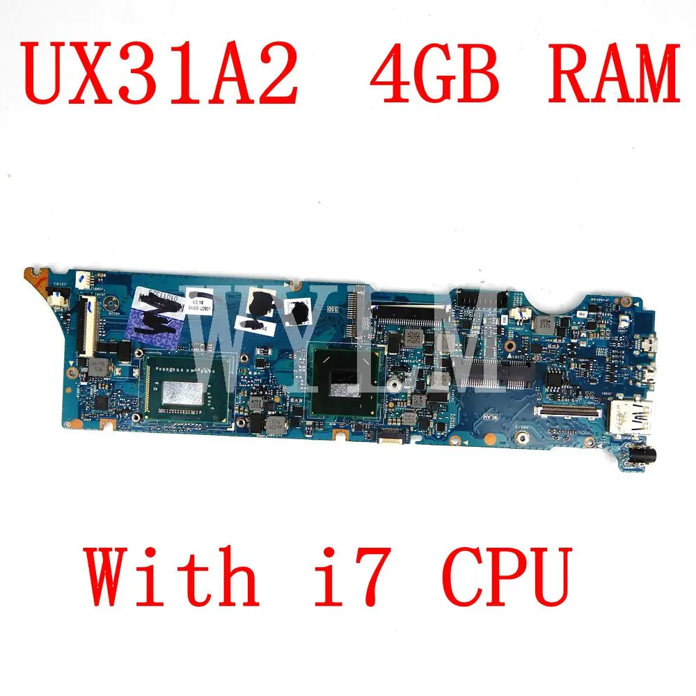 Материнская плата UX31A2 с процессором i7CPU, 4 Гб ОЗУ, материнская плата REV 2,0 для ASUS UX31A UX31A2, материнская плата 100%, протестирована, работает, беспла...
Материнская плата UX31A2 с процессором i7CPU, 4 Гб ОЗУ, материнская плата REV 2,0 для ASUS UX31A UX31A2, материнская плата 100%, протестирована, работает, беспла...