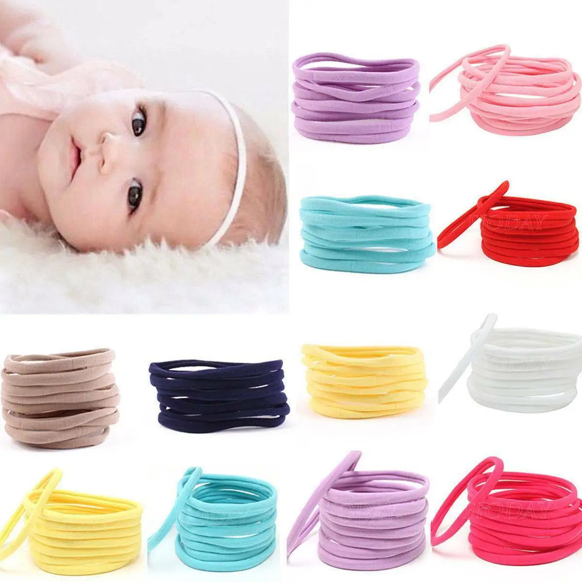 10pcs/lot Nylon Headband for Baby Girl DIY Hair Accessories Elastic Head Band Kids Children Fashion Headwear Newborn Baby Turban 
10pcs/lot Nylon Headband for Baby Girl DIY Hair Accessories Elastic Head Band Kids Children Fashion Headwear Newborn Baby Turban