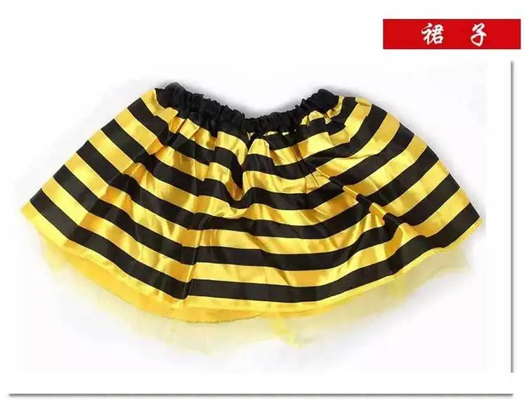 Children's day Gifts 4pcs Novelty Bee Wings Headband Magic Wand Skirt Kids Cosplay Princess animal costumes fancy Accessories
Children's day Gifts 4pcs Novelty Bee Wings Headband Magic Wand Skirt Kids Cosplay Princess animal costumes fancy Accessories
