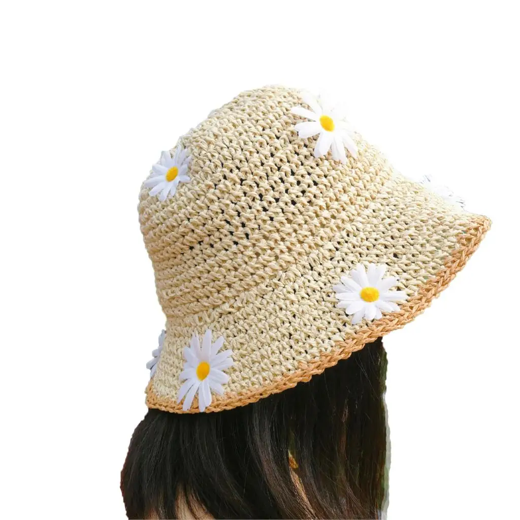 chic Japanese flowers fresh straw hat foldable travel beach sun hat female summer wild fisherman basin
chic Japanese flowers fresh straw hat foldable travel beach sun hat female summer wild fisherman basin