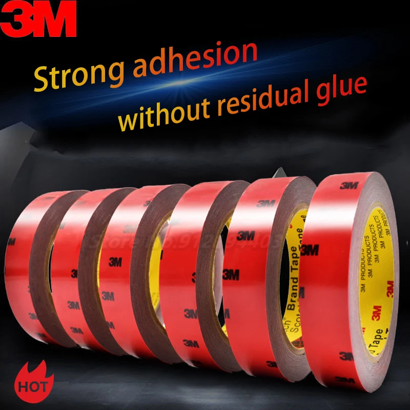 Double Sided Tape Adhesive Foam Tape VHB 3M Acrylic Foam Strong Adhesive Patch Waterproof No Trace High Temperature Resistance
Double Sided Tape Adhesive Foam Tape VHB 3M Acrylic Foam Strong Adhesive Patch Waterproof No Trace High Temperature Resistance
