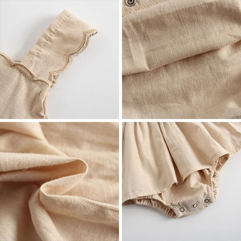 Keelorn Summer Baby Girls Romper Toddler Solid Color Sling Jumpsuits Korean Fashion Infant Ruffles Cotton Clothes 0-3Y 
Keelorn Summer Baby Girls Romper Toddler Solid Color Sling Jumpsuits Korean Fashion Infant Ruffles Cotton Clothes 0-3Y