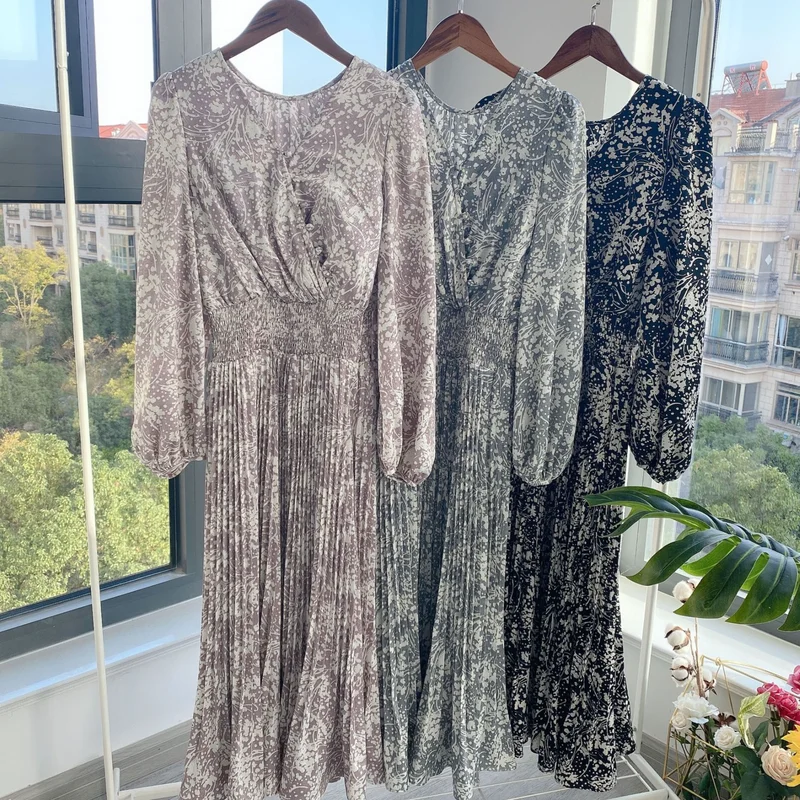 V Neck Pullover Long Sleeve Dress Women High Waist Hip Pleat Slim Design A Line Long Vestidos Spring 2021 New Style Robe Wild
V Neck Pullover Long Sleeve Dress Women High Waist Hip Pleat Slim Design A Line Long Vestidos Spring 2021 New Style Robe Wild