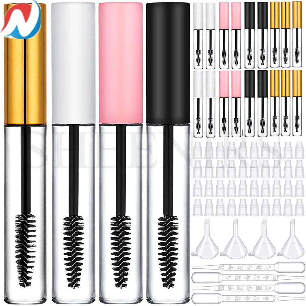Sheenirs 30/50/120pcs 10ml Empty Mascara Tube Containers Eyelash Bottle Lip Gloss Tubes Vials Containers for Mascara Samples
Sheenirs 30/50/120pcs 10ml Empty Mascara Tube Containers Eyelash Bottle Lip Gloss Tubes Vials Containers for Mascara Samples