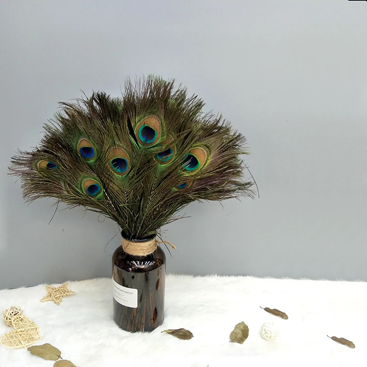 Natural Big Eyes Peacock Feathers 25-30cm Christmas for DIY Jewelry Home Accessories Wedding Plumes juju Hat Decoration
Natural Big Eyes Peacock Feathers 25-30cm Christmas for DIY Jewelry Home Accessories Wedding Plumes juju Hat Decoration