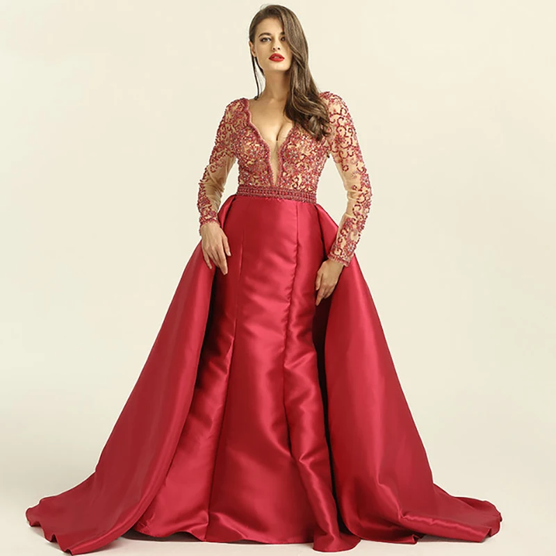 Sexy Arabic Long Mermaid Formal Evening Gown Abiye Dresses Vestido De Festa Gala Jurken 2021
Sexy Arabic Long Mermaid Formal Evening Gown Abiye Dresses Vestido De Festa Gala Jurken 2021
