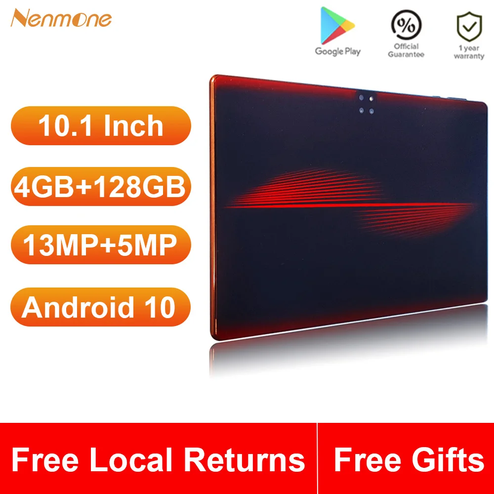 10.1 inch FHD Android 10.0 Tablet PC Helio P60 Octa core 4GB RAM 128G ROM 4G LTE Phone Call Tablet Gaming 13MP Glass Body
10.1 inch FHD Android 10.0 Tablet PC Helio P60 Octa core 4GB RAM 128G ROM 4G LTE Phone Call Tablet Gaming 13MP Glass Body