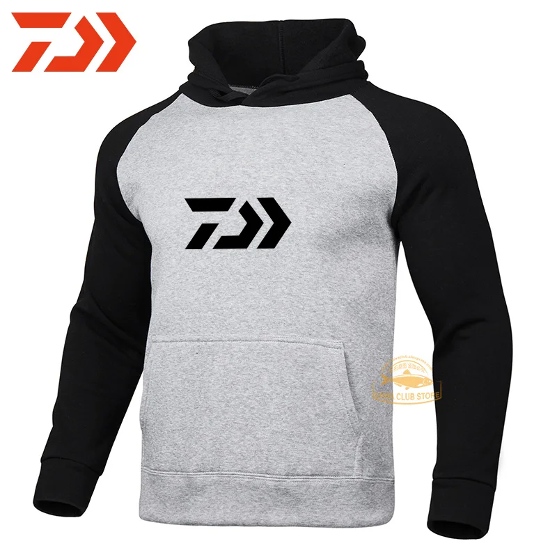 

Autumn DAIWA Fishing Clothes Men's Long Sleeve Stitching T-shirts Outdoor Sports Sunscreen Clothing Fishing Clothes
