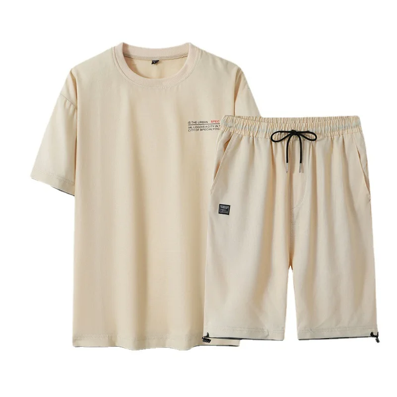 Simple Summer Men's Short-sleeved T-shirt Cotton and Linen Loose Trend Handsome Suit Lightly Cooked
Simple Summer Men's Short-sleeved T-shirt Cotton and Linen Loose Trend Handsome Suit Lightly Cooked