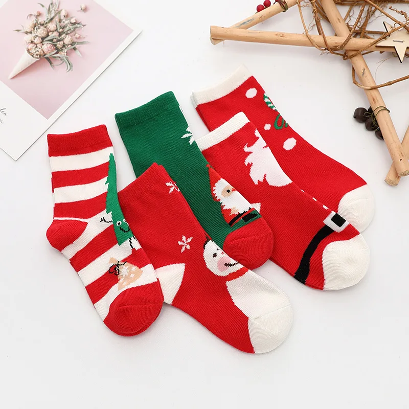 Keelorn 5 Pairs /lot Kids Soft Cotton Socks Baby Cute Cartoon Warm Stripe Fashion Christmas Socks Autumn Winter Accessories
Keelorn 5 Pairs /lot Kids Soft Cotton Socks Baby Cute Cartoon Warm Stripe Fashion Christmas Socks Autumn Winter Accessories