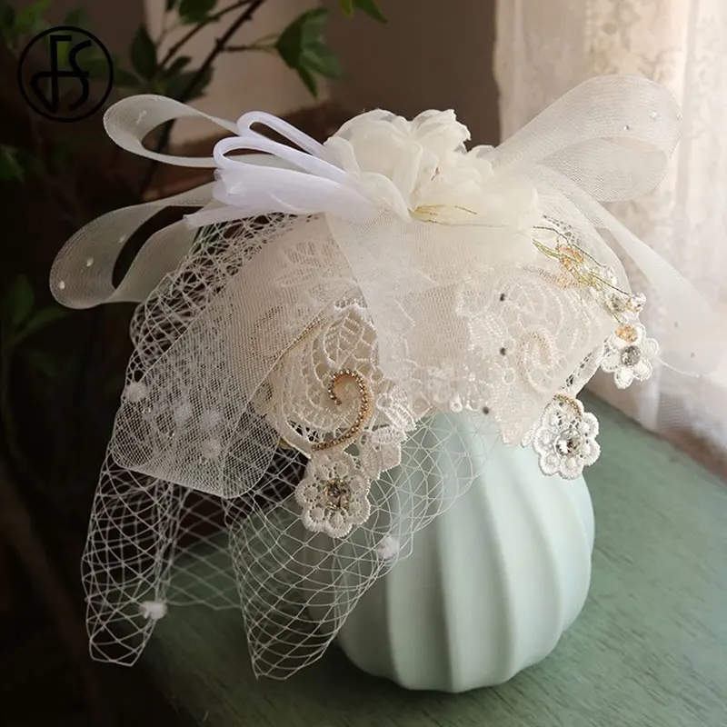 FS Imitation Sinamay Lace White Church Hats Women Fascinator Hat For Wedding Cocktail Party Fashion Flowers Headwear Hair Clip
FS Imitation Sinamay Lace White Church Hats Women Fascinator Hat For Wedding Cocktail Party Fashion Flowers Headwear Hair Clip