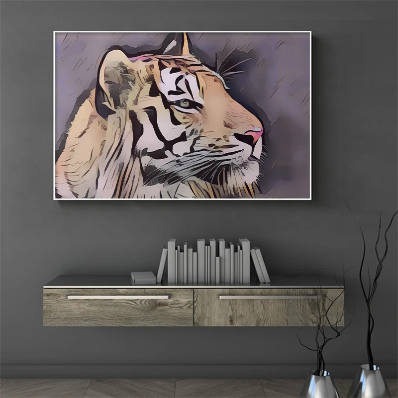 Simple Modern Canvas Print Lion Tiger Owl Poster and Prints Hoom Decor Living Room Wall Art Animal Picture Abstract Oil Painting
Simple Modern Canvas Print Lion Tiger Owl Poster and Prints Hoom Decor Living Room Wall Art Animal Picture Abstract Oil Painting