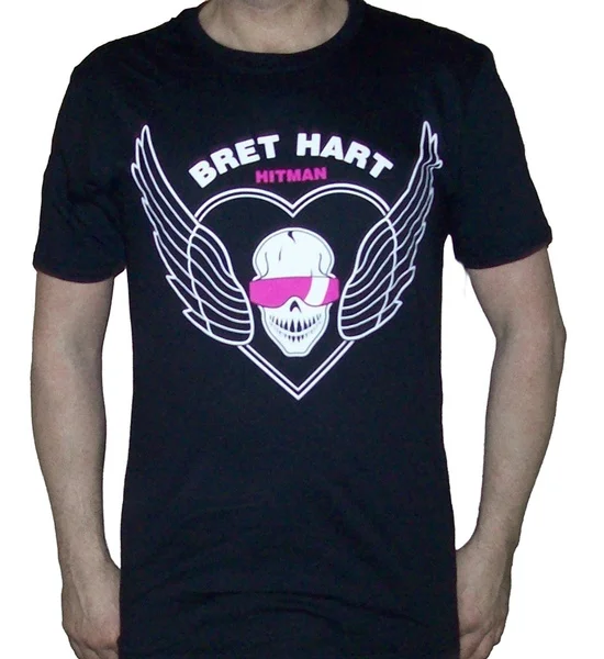 Men's Bret "The Hitman" Hart Licensed T-shirt Men Short Sleeve T-shirt Cotton T-shirt
Men's Bret "The Hitman" Hart Licensed T-shirt Men Short Sleeve T-shirt Cotton T-shirt