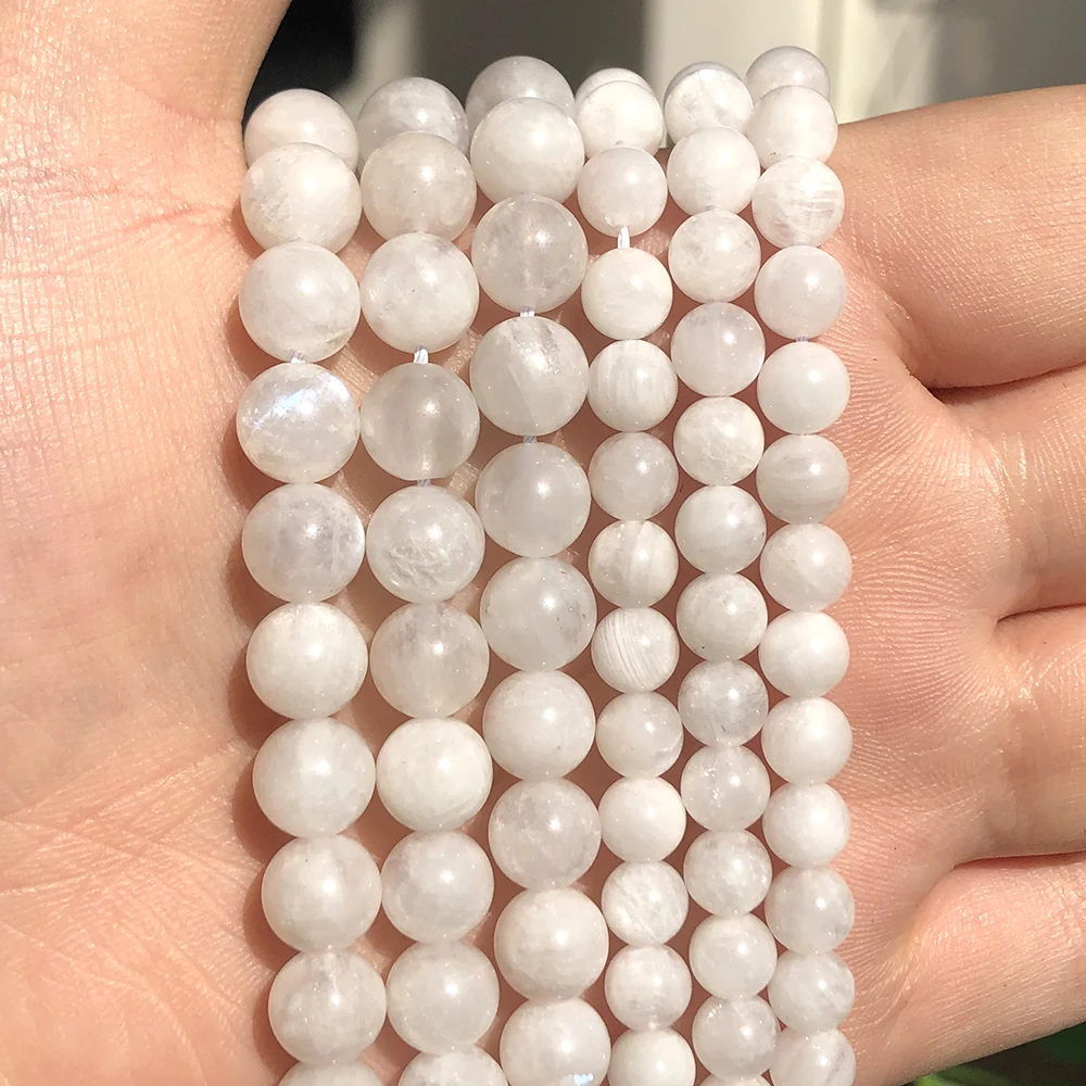 AAAA natural Moonstone Beads Round Loose Spacer Beads For Jewelry Making 15inches 6/8/10mm DIY Beads Bracelets Necklace Perles
AAAA natural Moonstone Beads Round Loose Spacer Beads For Jewelry Making 15inches 6/8/10mm DIY Beads Bracelets Necklace Perles