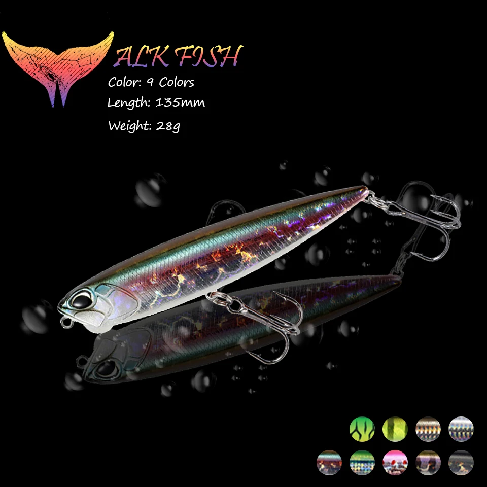 WALK FISH 1PCS 100mm/14.3g Popper Fishing Lure Wobblers Pesca Floating Artificial Bait Water Hard Bait SwimBaits Fishing Tool
WALK FISH 1PCS 100mm/14.3g Popper Fishing Lure Wobblers Pesca Floating Artificial Bait Water Hard Bait SwimBaits Fishing Tool