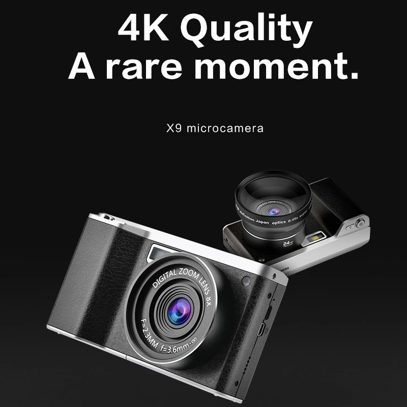 2021 новая 4,0 дюймовая 1080P HD 24MP цифровая камера Сенсорный экран 8x цифровой зум сенсорная ЖК-камера с широкоугольным объективом камера
2021 новая 4,0 дюймовая 1080P HD 24MP цифровая камера Сенсорный экран 8x цифровой зум сенсорная ЖК-камера с широкоугольным объективом камера