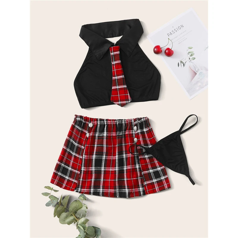 Sexy Schoolgirl Cosplay Women Lingerie Student Uniform Set Ladies Sexy Costume Babydoll Dress Women Lace Miniskirt Outfit 
Sexy Schoolgirl Cosplay Women Lingerie Student Uniform Set Ladies Sexy Costume Babydoll Dress Women Lace Miniskirt Outfit