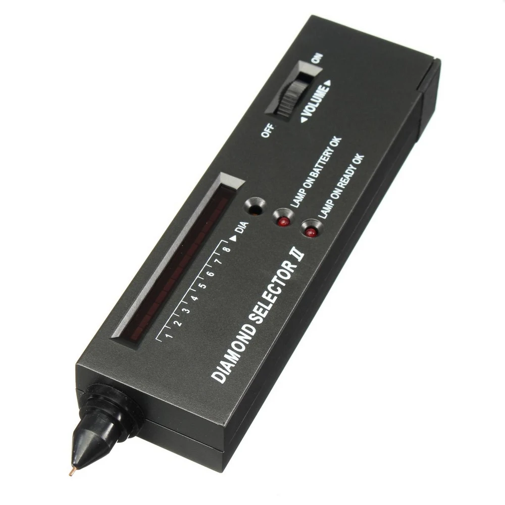 1PCS V2 Professional High Accuracy Diamond Tester Gemstone Gem Selector Jewelry Watcher Tool LED Diamond Indicator Test Pen
1PCS V2 Professional High Accuracy Diamond Tester Gemstone Gem Selector Jewelry Watcher Tool LED Diamond Indicator Test Pen