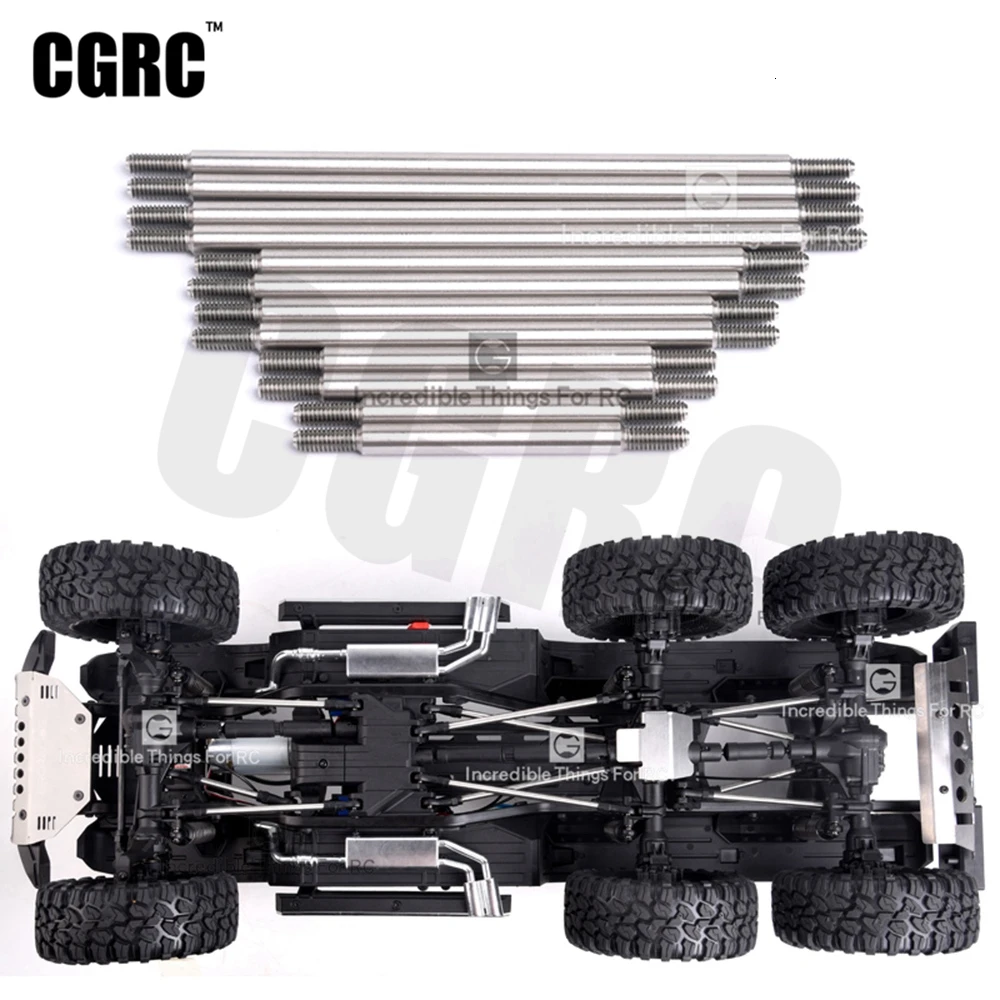 12 шт. рычаг из нержавеющей стали для 1/10 RC Crawler Car Traxxas 6X6 TRX6 G63|Детали и аксессуары| |