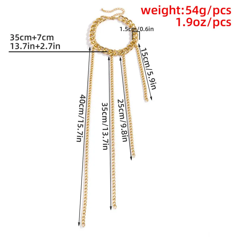 Exaggeration Punk Hollow Cross Tassel Necklace Female Hip Hop Stylish Trend Geometric Irregular Thick Chain Necklace Accessories
Exaggeration Punk Hollow Cross Tassel Necklace Female Hip Hop Stylish Trend Geometric Irregular Thick Chain Necklace Accessories