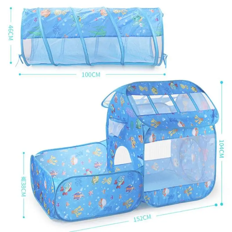 Child Tent Play House Toy Tunnel Crawling Playhouse Castle Portable Kids Ocean Ball Pool Pit Baby Folded Indoor Outdoor Game
Child Tent Play House Toy Tunnel Crawling Playhouse Castle Portable Kids Ocean Ball Pool Pit Baby Folded Indoor Outdoor Game