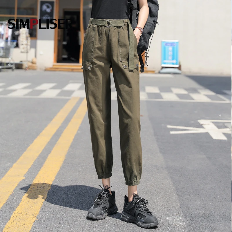 Woman's Cargo Pants With Belt Army Green Female Handsome Punk Trousers Ankle Length Capri Pants Joggers Harem Pants 2020 New
Woman's Cargo Pants With Belt Army Green Female Handsome Punk Trousers Ankle Length Capri Pants Joggers Harem Pants 2020 New