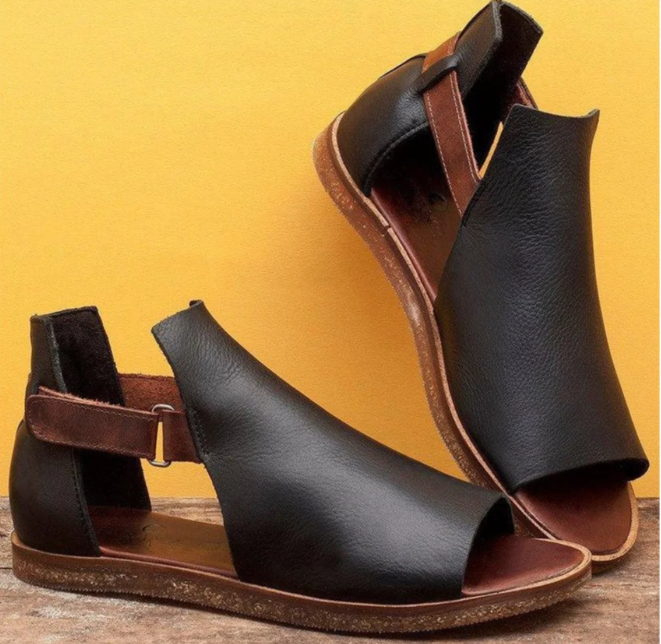 Women Flat Sandals Ladies Hook Loop PU Vintage Shoes Woman Peep Toe Casual Rome Fashion Female Shoes Summer
Women Flat Sandals Ladies Hook Loop PU Vintage Shoes Woman Peep Toe Casual Rome Fashion Female Shoes Summer