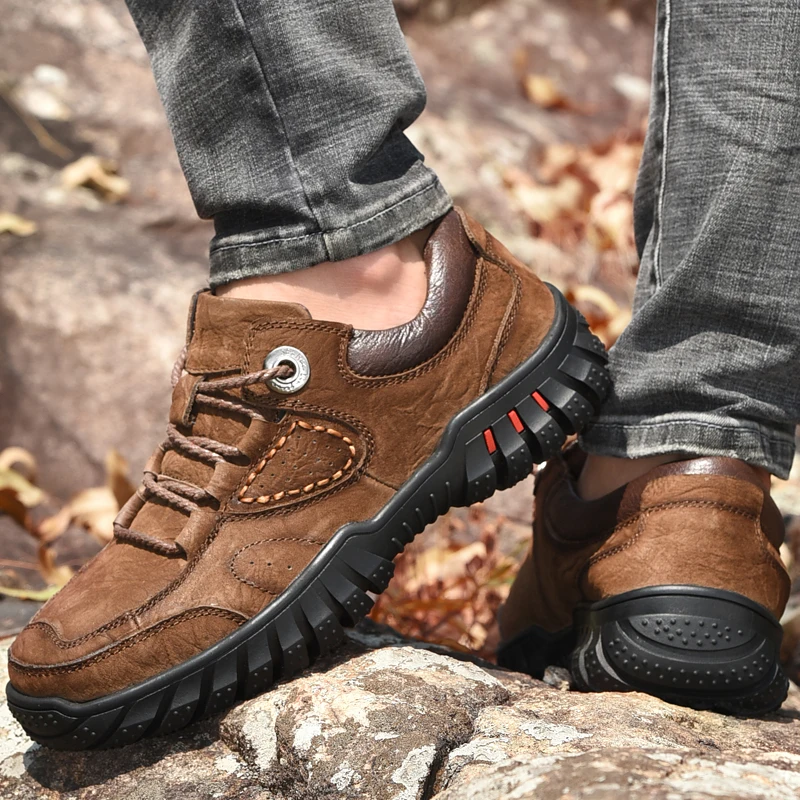 Cow Leather Men Casual Shoes Male Outdoor High Quality Men Flats Walking Lace-Up Footwear Hot Sale Moccasins Shoes Breathable
Cow Leather Men Casual Shoes Male Outdoor High Quality Men Flats Walking Lace-Up Footwear Hot Sale Moccasins Shoes Breathable