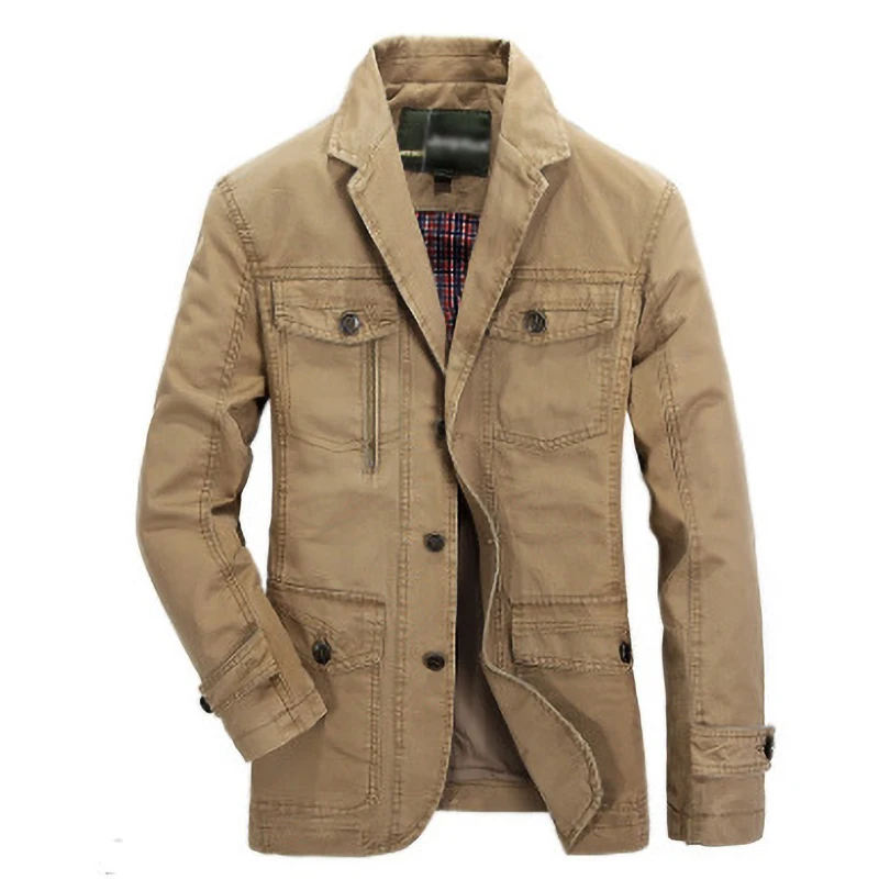 Pure Cotton Blazers Cotton Jacket Men Suits Business Coat Male Brand Clothing Spring Autumn Windbreaker Men's Casual Jackets Top
Pure Cotton Blazers Cotton Jacket Men Suits Business Coat Male Brand Clothing Spring Autumn Windbreaker Men's Casual Jackets Top