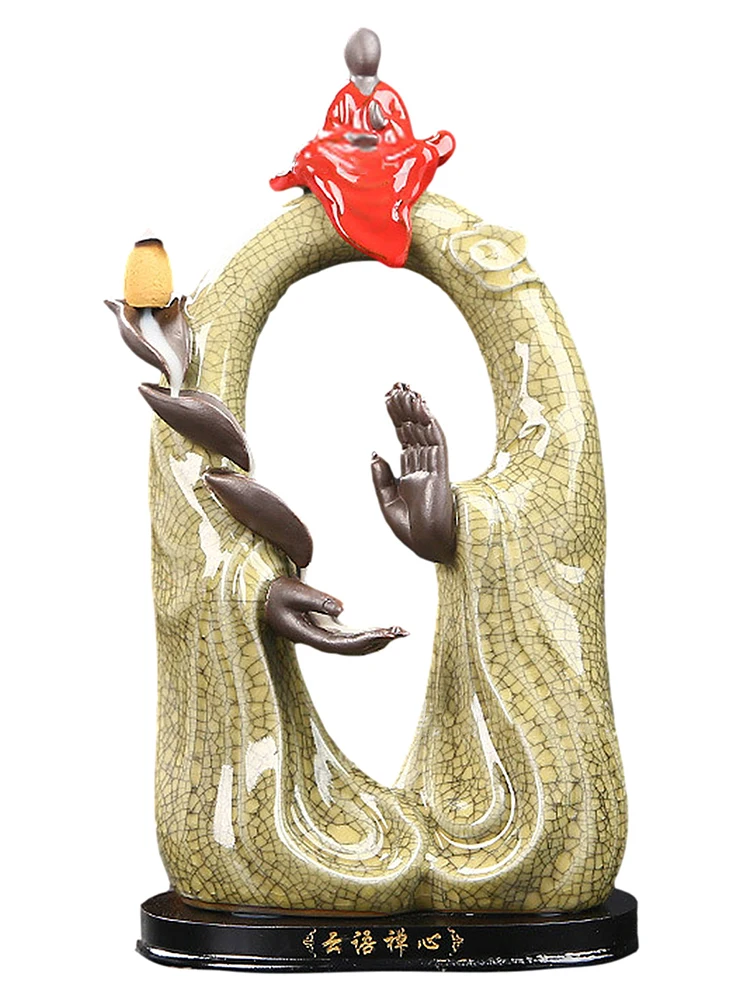 Handcraft Buddhas Hand Backflow Incense Holder Home Aromatherapy Ornament Home Decor For Living Room Office Decorate
Handcraft Buddhas Hand Backflow Incense Holder Home Aromatherapy Ornament Home Decor For Living Room Office Decorate