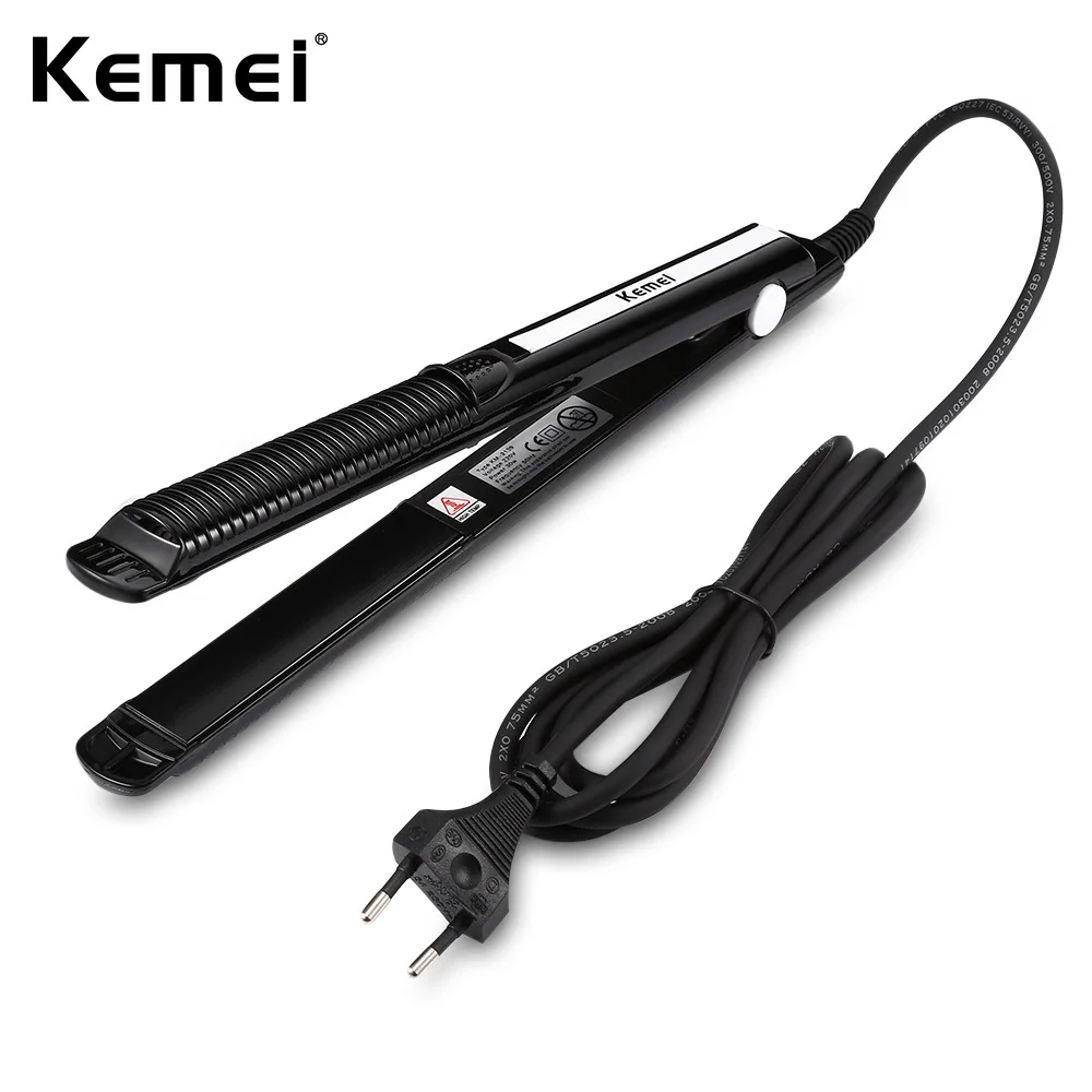 KEMEI Professional Fast Preheating Portable Curly Tourmaline Ceramic Hair Straightener Flat Iron Hair Styling Tool
KEMEI Professional Fast Preheating Portable Curly Tourmaline Ceramic Hair Straightener Flat Iron Hair Styling Tool