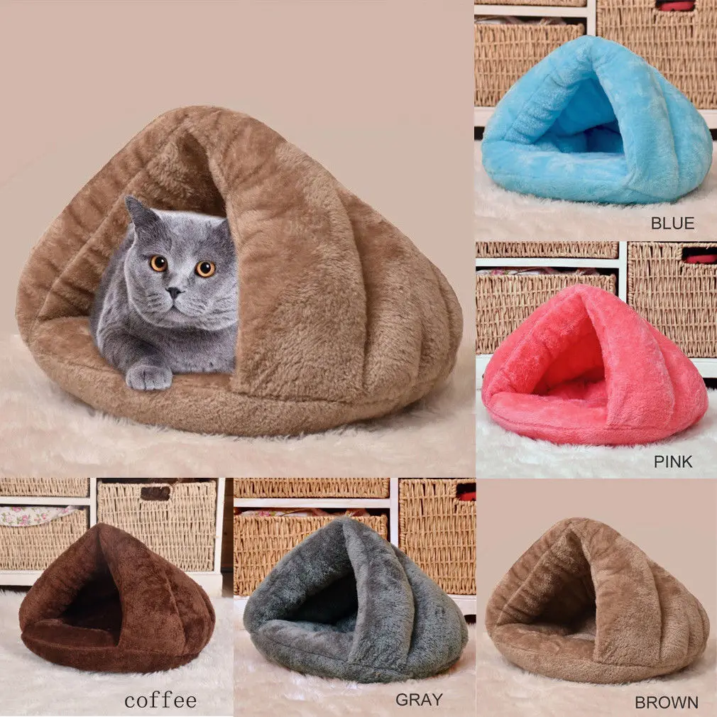 Новая кровать для питомцев собак кошек igloo мягкая и удобная домашняя подушка
