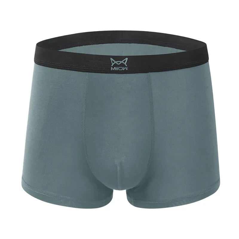 Brand MiiOW Graphene Antibacterial Men's Underwear Mid-waist Boxer Briefs Modal Underwear Soft
Brand MiiOW Graphene Antibacterial Men's Underwear Mid-waist Boxer Briefs Modal Underwear Soft