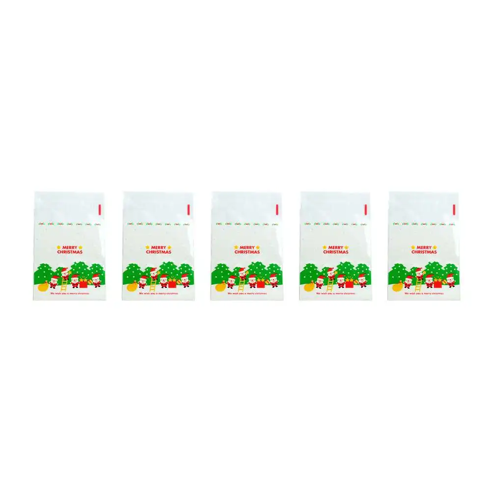 5 Pack Biscuit West Point Santa Cookie West Point Bag Transparent Self-adhesive Packaging Wedding Party Gift Bag
5 Pack Biscuit West Point Santa Cookie West Point Bag Transparent Self-adhesive Packaging Wedding Party Gift Bag