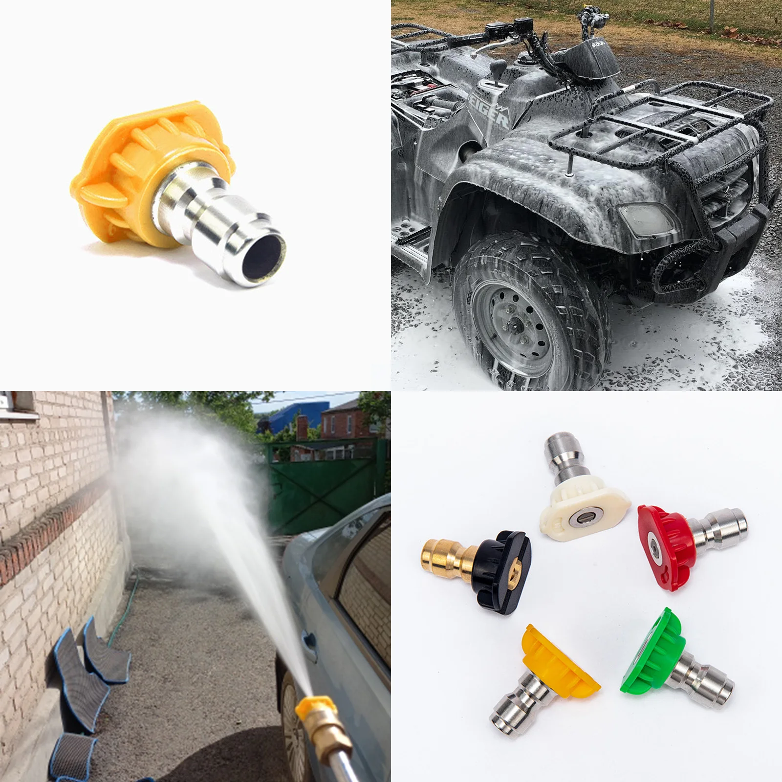 5 шт./компл. Автомобильная проекционная Форсунка высокого давления 1/4 дюйма, быстрый разъем, металлическая струйная трубка, высокие наконечн... 
5 шт./компл. Автомобильная проекционная Форсунка высокого давления 1/4 дюйма, быстрый разъем, металлическая струйная трубка, высокие наконечн...