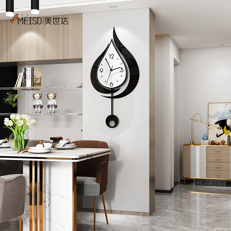 Punch-free DIY Water Drop Swingable Large Wall Clocks Modern Design Creative Silent Living Room Kitchen Decoration Acrylic Watch
Punch-free DIY Water Drop Swingable Large Wall Clocks Modern Design Creative Silent Living Room Kitchen Decoration Acrylic Watch