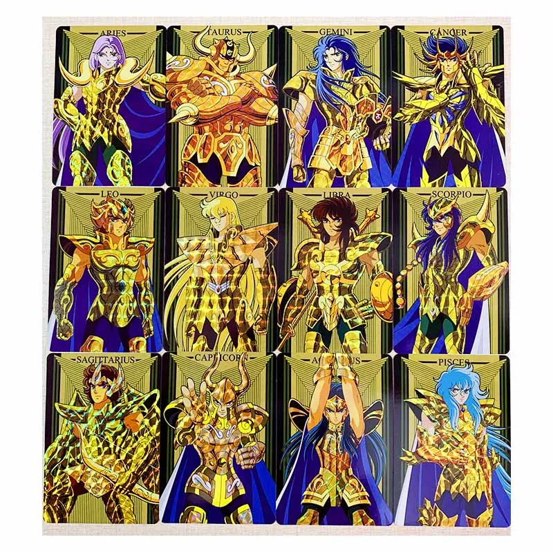 12 шт./компл. Saint Seiya Soul of Gold Toys Hobby коллекционная игра книга - купить по выгодной цене