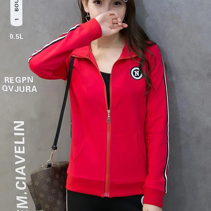 Exercise Set Women 2021 New Spring And Autumn Female Sportswear Fashion Slim Stripe Student Sweatshirt Pant Teenager Girl 012
Exercise Set Women 2021 New Spring And Autumn Female Sportswear Fashion Slim Stripe Student Sweatshirt Pant Teenager Girl 012