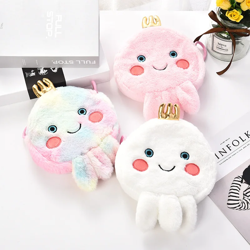 Cute Octopus Bag Plush Messenger Bag Children Furry Handbags Women's Bags Coin Purse Mobile Phone Bag Gift Crossbody Bag Purse
Cute Octopus Bag Plush Messenger Bag Children Furry Handbags Women's Bags Coin Purse Mobile Phone Bag Gift Crossbody Bag Purse