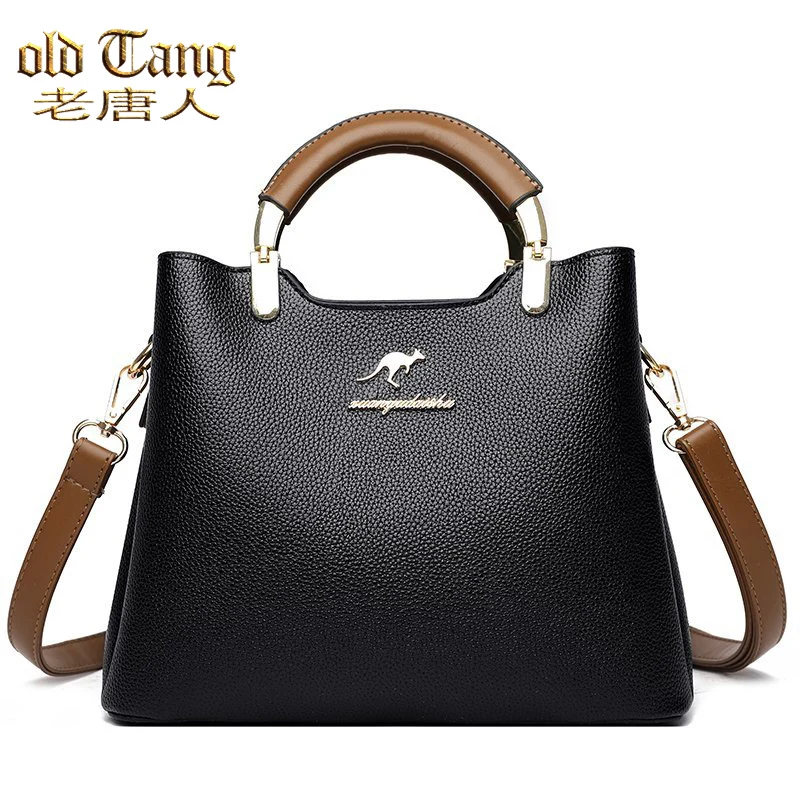 OLD TANG Soft Genuine Leather Tote Luxury Shoulder Bags for Women 2021 New Designer Handbags Ladies Crossbody Bags Sac A Main
OLD TANG Soft Genuine Leather Tote Luxury Shoulder Bags for Women 2021 New Designer Handbags Ladies Crossbody Bags Sac A Main