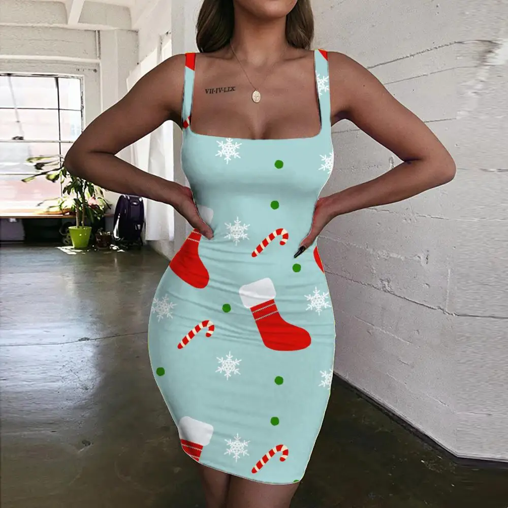 Giyu Brand Christmas Dress Women Snowflake Halter Sleeveless Gift Vestido Sexy Party 3d Print Womens Clothing Club Vintage Boho
Giyu Brand Christmas Dress Women Snowflake Halter Sleeveless Gift Vestido Sexy Party 3d Print Womens Clothing Club Vintage Boho