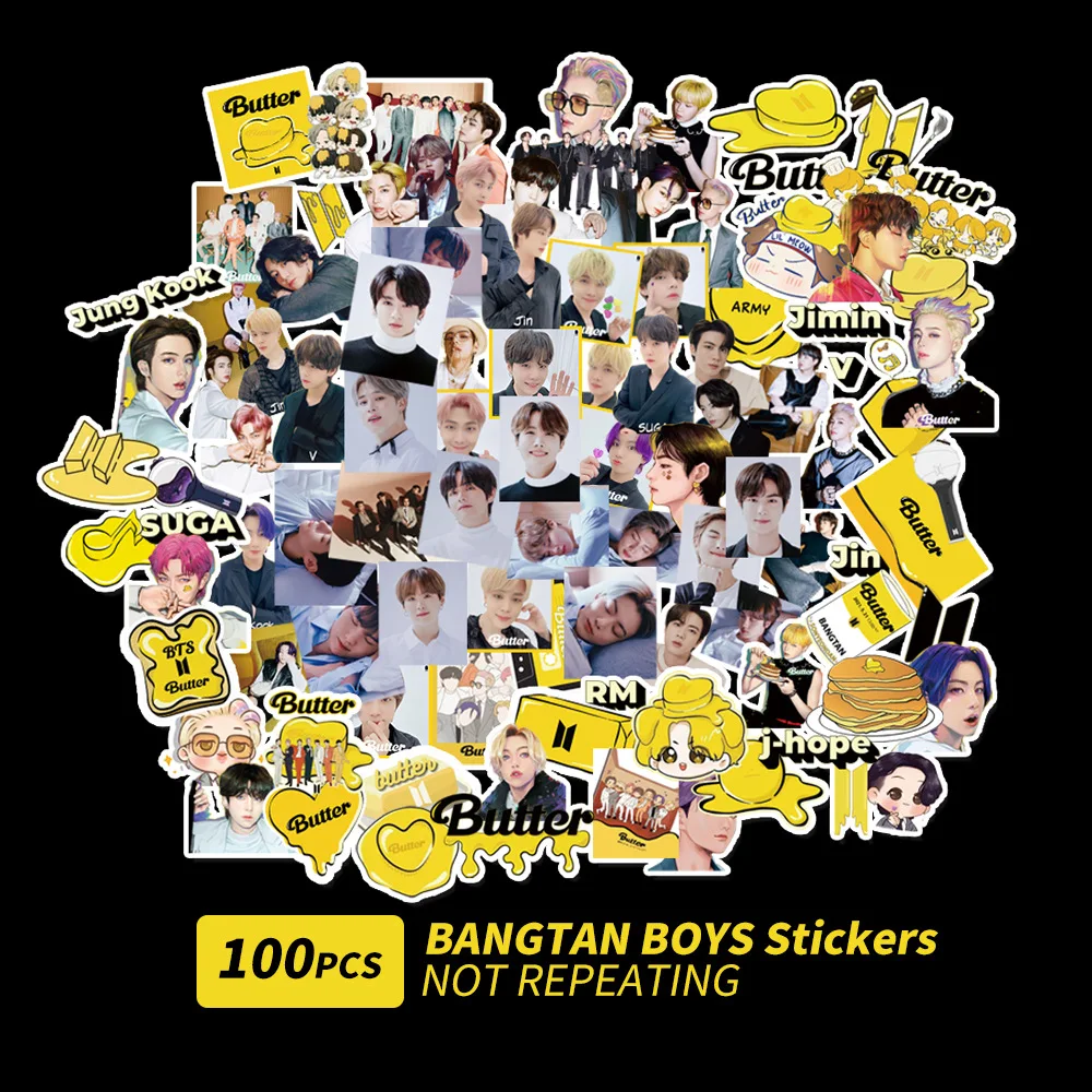 10set 100pcs KPOP Bangtan Boys Stickers New Album Butter Skate Trunk Hand Account Korean Poster
10set 100pcs KPOP Bangtan Boys Stickers New Album Butter Skate Trunk Hand Account Korean Poster